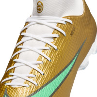 Nike Mercurial Superfly 11 Mbappé Academy Grass/Artificial Grass football Boots (MG) Gold Green White