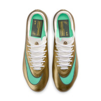 Nike Zoom Mercurial Superfly 11 Mbappé Pro Gras football Boots (FG) Gold Green White