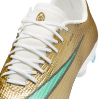 Nike Zoom Mercurial Superfly 11 Mbappé Pro Gras football Boots (FG) Gold Green White