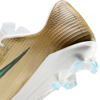 Nike Zoom Mercurial Superfly 11 Mbappé Pro Gras football Boots (FG) Gold Green White