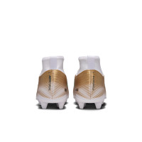 Nike Mercurial Superfly 11 Mbappé Club Grass/Artificial Grass football Boots (MG) Kids Gold Green White