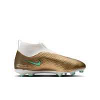 Nike Mercurial Superfly 11 Mbappé Academy Grass/Artificial Grass football Boots (MG) Kids Gold Green White