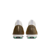Nike Mercurial Superfly 11 Mbappé Academy Grass/Artificial Grass football Boots (MG) Kids Gold Green White