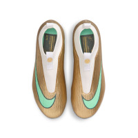 Nike Mercurial Superfly 11 Mbappé Academy Grass/Artificial Grass football Boots (MG) Kids Gold Green White