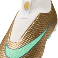 Nike Mercurial Superfly 11 Mbappé Academy Grass/Artificial Grass football Boots (MG) Kids Gold Green White