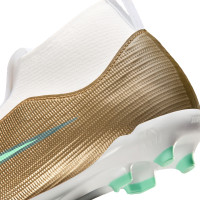 Nike Mercurial Superfly 11 Mbappé Academy Grass/Artificial Grass football Boots (MG) Kids Gold Green White
