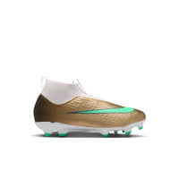 Nike Mercurial Superfly 11 Mbappé Academy Gras / Kunstgras Voetbalschoenen (MG) Peuters/Kleuters Goud Groen Wit