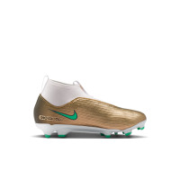 Nike Mercurial Superfly 11 Mbappé Academy Gras / Kunstgras Voetbalschoenen (MG) Peuters/Kleuters Goud Groen Wit