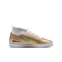Nike Mercurial Superfly 11 Mbappé Club Indoor Football Boots (IN) Kids Gold Green White