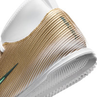 Nike Mercurial Superfly 11 Mbappé Club Indoor Football Boots (IN) Kids Gold Green White