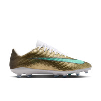 Nike Zoom Mercurial Superfly 11 Mbappé Pro Artificial Grass Football Boots (AG) Gold Green White
