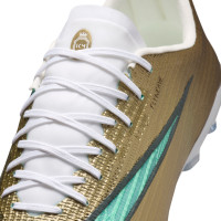 Nike Zoom Mercurial Superfly 11 Mbappé Pro Artificial Grass Football Boots (AG) Gold Green White