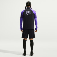 Nike Tottenham Hotspur Strike Trainingstrui 1/4-Zip 2026-2027 Zwart Paars Wit