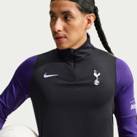 Nike Tottenham Hotspur Strike Trainingstrui 1/4-Zip 2026-2027 Zwart Paars Wit