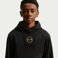Nike Kylian Mbappé Club Fleece Hoodie Kids Black Gold