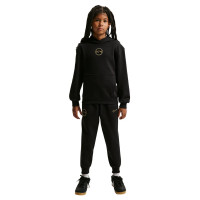 Nike Kylian Mbappé Club Fleece Hoodie Kids Black Gold