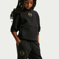 Nike Kylian Mbappé Club Fleece Kids Sweat Pants Black Gold