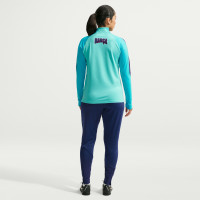 Nike FC Barcelona Strike 1/4-Zip Tracksuit 2026-2027 Women's Light Turquoise Dark Blue