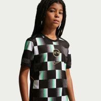Nike Kylian Mbappé Academy 25 Training Shirt Black Grey Mint Green White Gold
