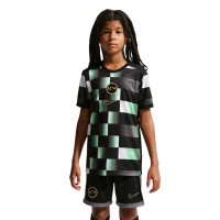 Nike Kylian Mbappé Academy 25 Kids Training Set Black Grey Mint Green Gold