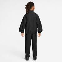 Nike Kylian Mbappé Woven Tracksuit Kids Black Mint Green Gold