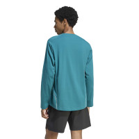 adidas Liverpool Originals Long Sleeve T-Shirt Turquoise White