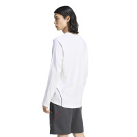 adidas Liverpool Originals Long Sleeve T-Shirt White Silver Black