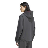 adidas Liverpool Originals Trainingspak Donkergrijs Rood Zilver