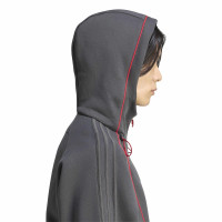 adidas Liverpool Originals Trainingspak Donkergrijs Rood Zilver