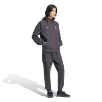 adidas Liverpool Originals Trainingsjack Donkergrijs Rood Zilver