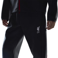 adidas Liverpool Originals Trainingspak Donkergrijs Rood Zilver