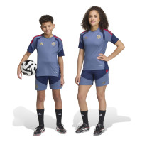adidas Bayern Munich Training Short 2026-2027 Kids Dark Blue Red Gold