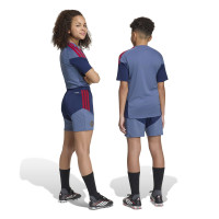adidas Bayern Munich Training Short 2026-2027 Kids Dark Blue Red Gold