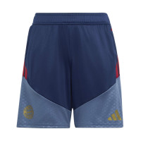 adidas Bayern Munich Training Short 2026-2027 Kids Dark Blue Red Gold