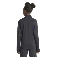 adidas Manchester United Trainingspak 1/4-Zip 2025-2026 Kids Zwart Blauw Geel