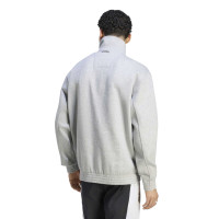 adidas Juventus EQT Trainingstrui 1/4-Zip Grijs Zwart