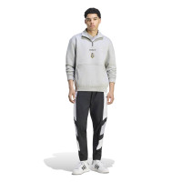 adidas Juventus EQT Trainingstrui 1/4-Zip Grijs Zwart
