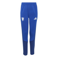 adidas Manchester United Europees Trainingsbroek 2026-2027 Kids Donkerblauw Wit