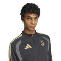 adidas Juventus Europees Trainingspak 1/4-Zip 2026-2027 Zwart Grijs Goud