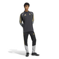 adidas Juventus Europees Trainingstrui 1/4-Zip 2026-2027 Zwart Grijs Goud