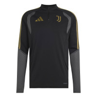 adidas Juventus Europees Trainingstrui 1/4-Zip 2026-2027 Zwart Grijs Goud