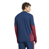 adidas Arsenal Europees Trainingstrui 1/4-Zip 2026-2027 Donkerblauw Rood Lichtgeel
