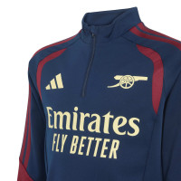 adidas Arsenal Europees Trainingstrui 1/4-Zip 2026-2027 Kids Donkerblauw Rood Lichtgeel