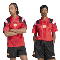 adidas Manchester United EQT T-Shirt Red Black White