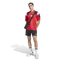 adidas Manchester United EQT Trainingsbroekje Zwart Wit