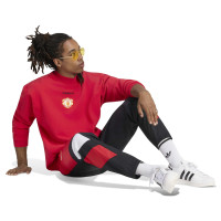 adidas Manchester United EQT Crew Sweater Rood Zwart Wit