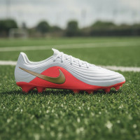 Nike Tiempo Maestro Academy Grass/Artificial Grass Football Boots (MG) White Bright Red Gold