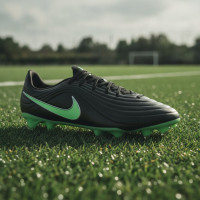 Nike Tiempo Maestro Academy Gras / Kunstgras Voetbalschoenen (MG) Zwart Felgroen Zilvergrijs