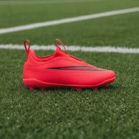 Nike Mercurial Vapor 17 Club Flex Gras / Kunstgras Voetbalschoenen (MG) Kids Felrood Zwart Goud