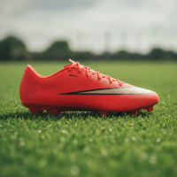 Nike Mercurial Vapor 17 Academy Gras / Kunstgras Voetbalschoenen (MG) Felrood Zwart Goud